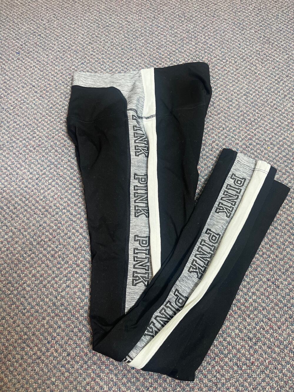 PINK Victoria's Secret Ultimate Legging Black Gray XS